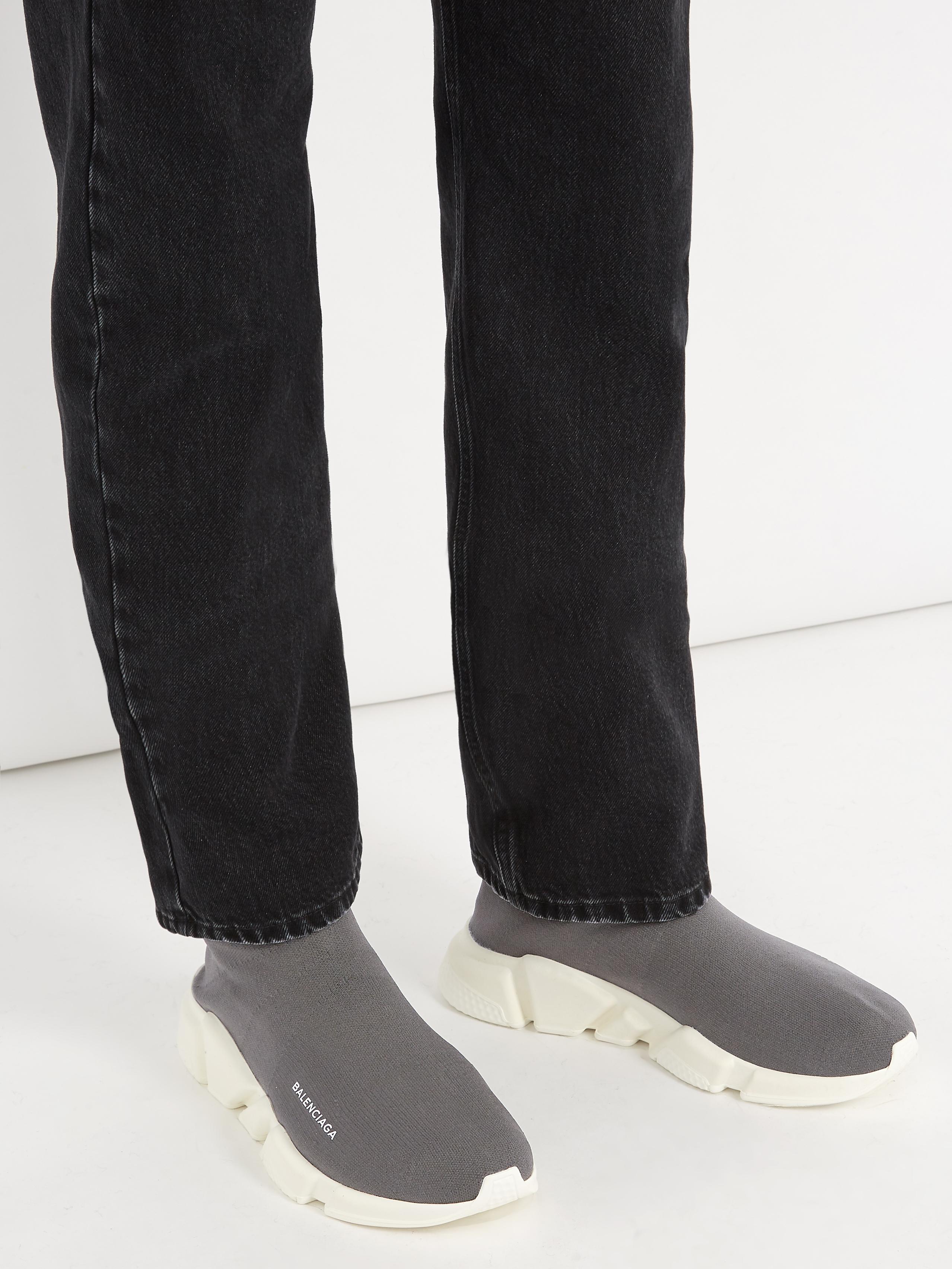 hi top sock trainers